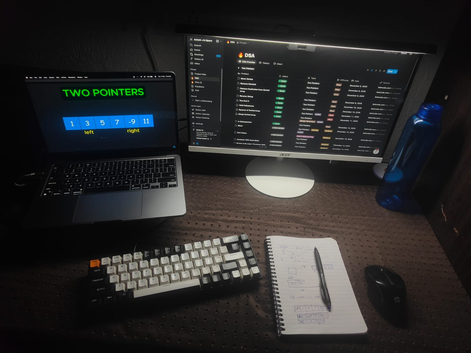 Desk setup landscape 1